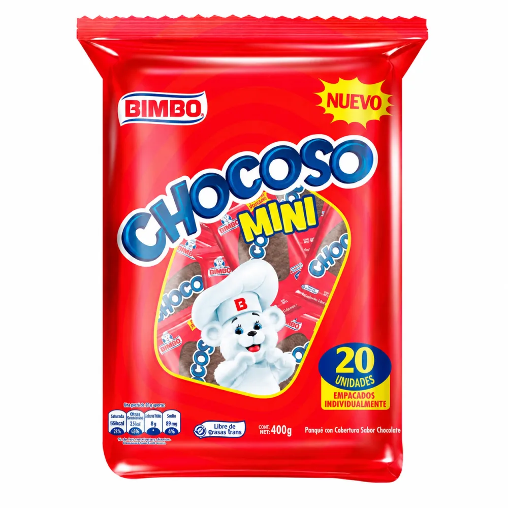 MINIX CHOCOSO BIMBO *20UNID