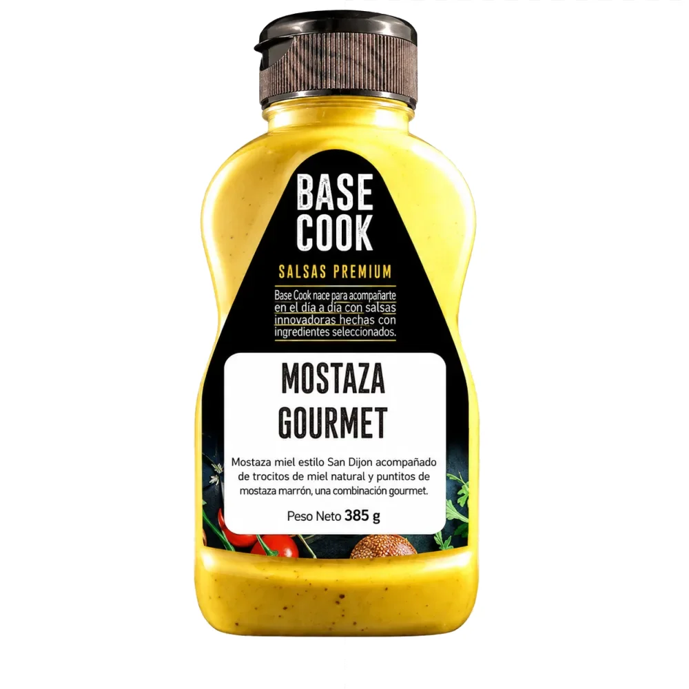 MOSTAZA GOURMET BASE COOK X 385G