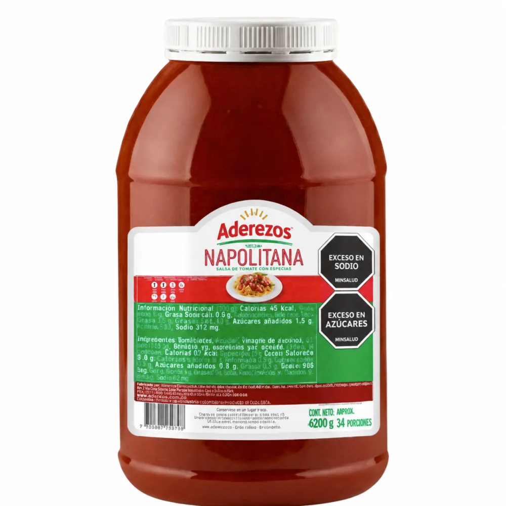 NAPOLITANA ADEREZOS GARRAFA X 4200 G