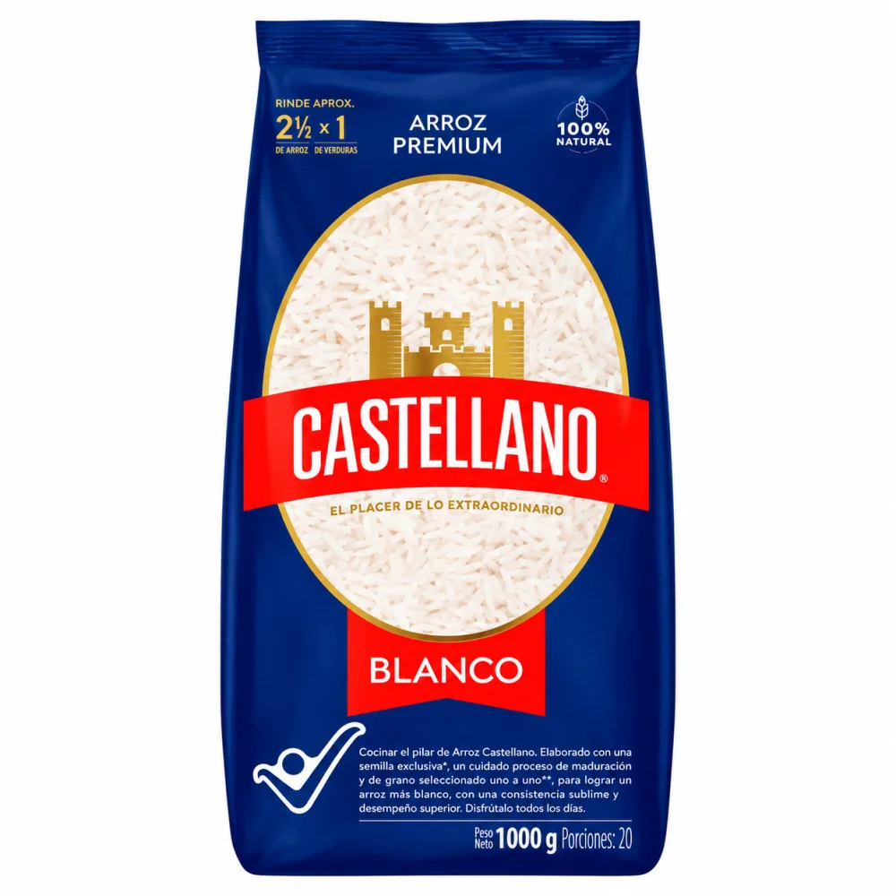 ARROZ CASTELLANO X 1000 G