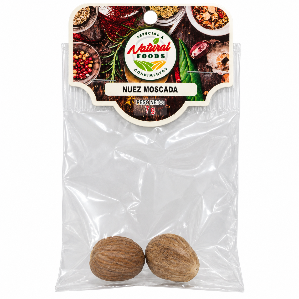 NUEZ MOSCADA ENTERA NATURAL FOODS X 7 G