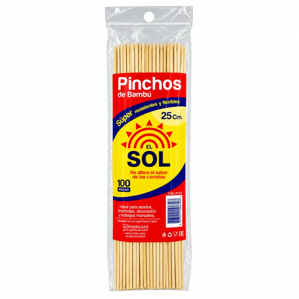 PALO PINCHO 25 CM X 100 G