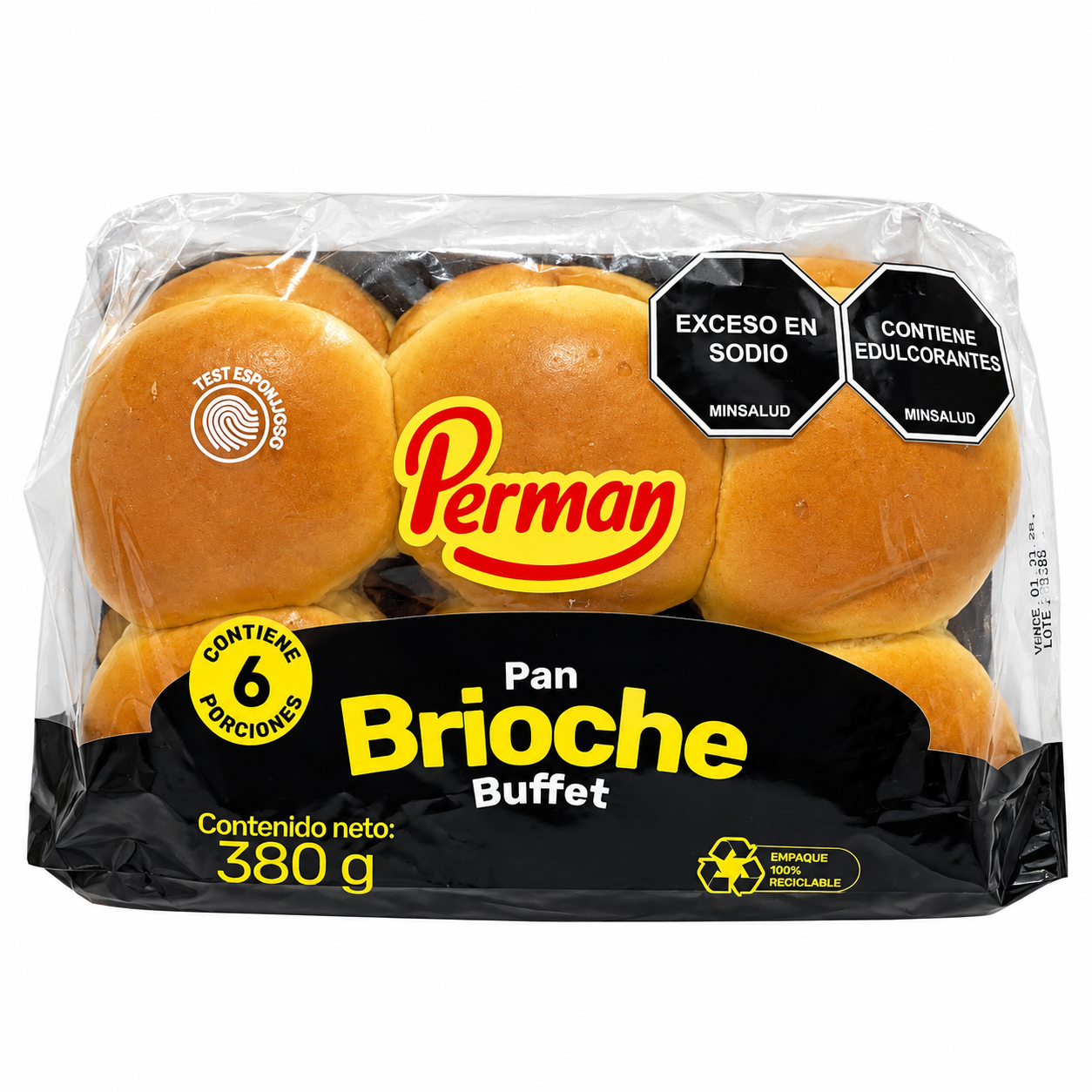 PAN BRIOCHE BUFFET PERMAN X 380 G