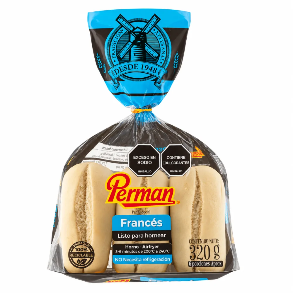 PAN FRANCES ARTESANAL PERMAN X 320G