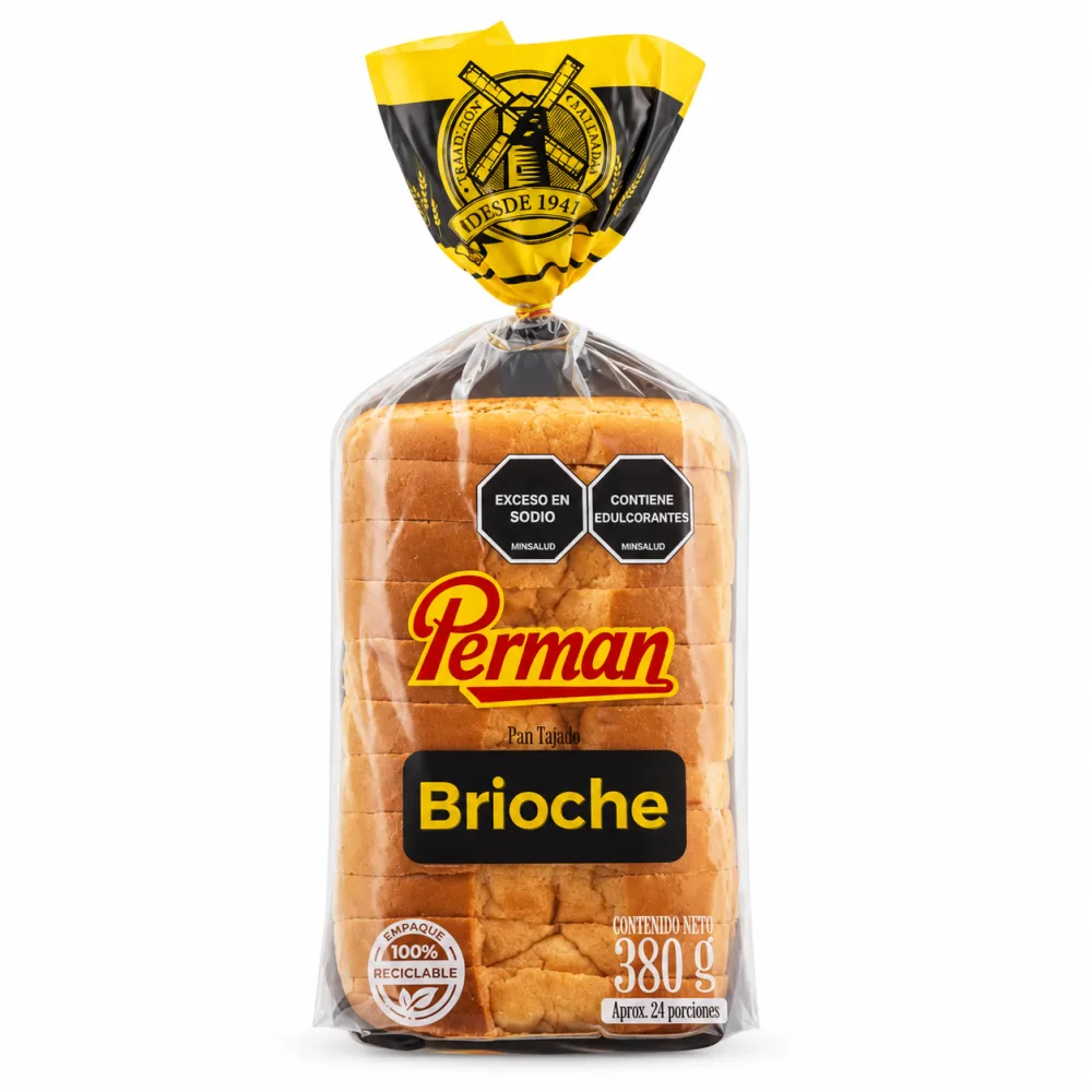 PAN TAJADO BRIOCHE PERMAN X 380 G