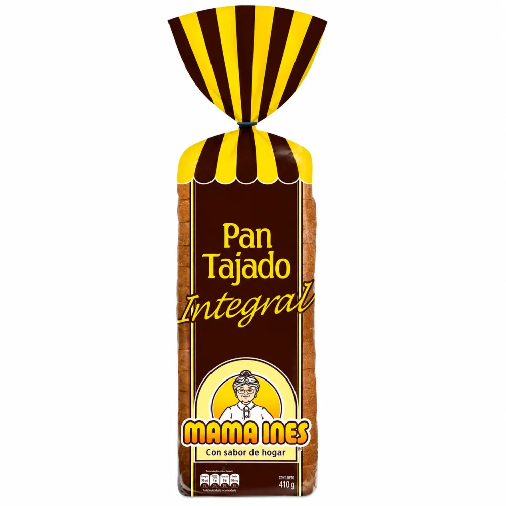 PAN TAJADO INTEGRAL MAMA INES X 440G