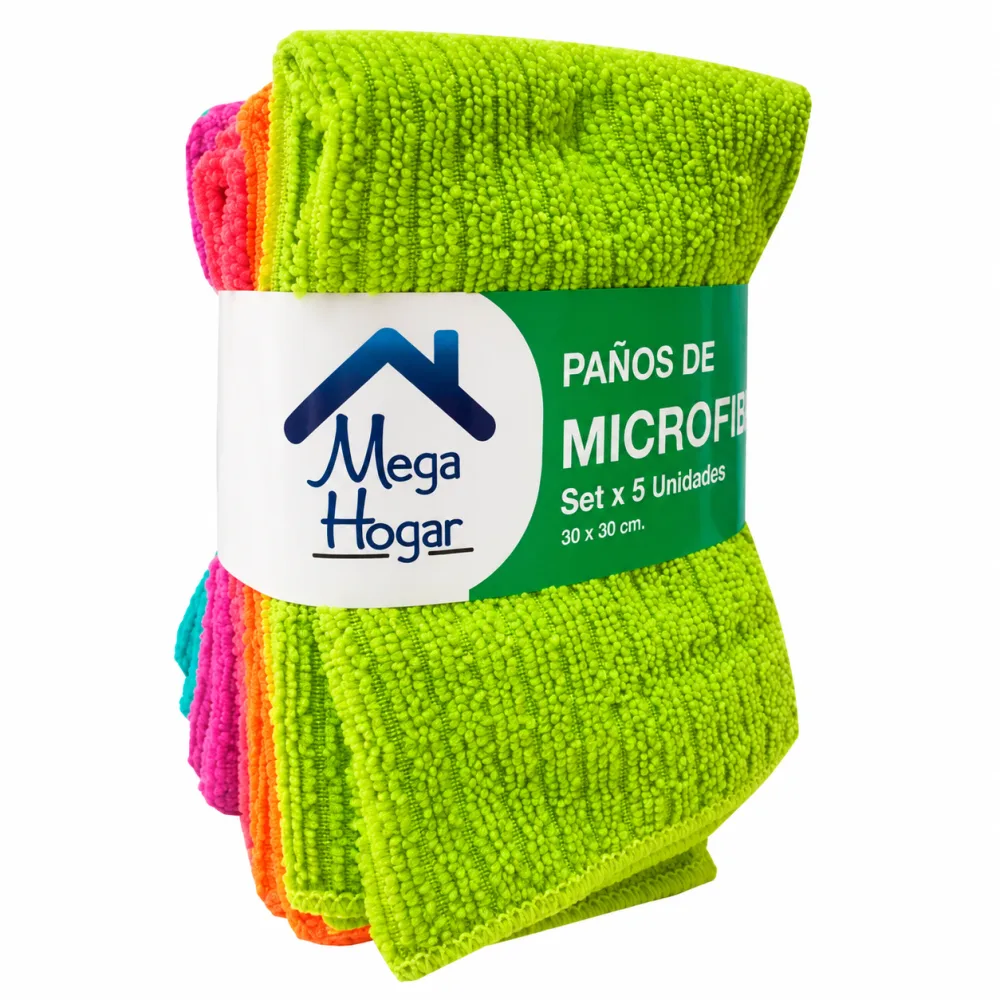 PAÑOS MICROF MEGAHOGAR X 5 UND