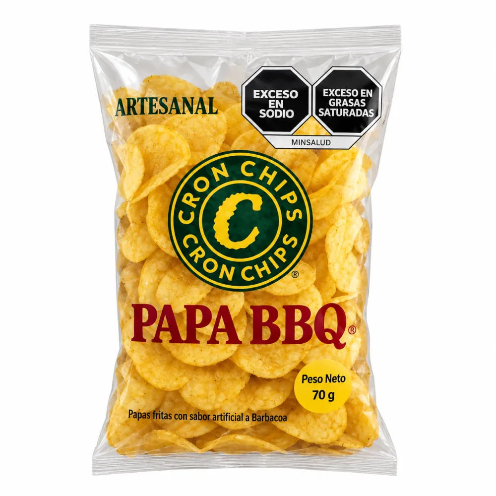 PAPA CRONCHIPS BBQ 70 G