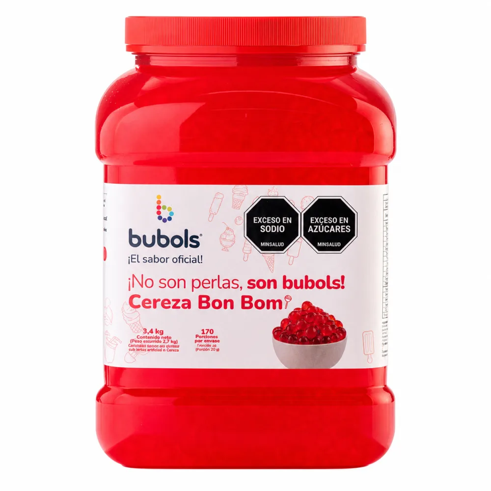 PERLAS BUBOLS CEREZA/BOMBOM *3400G