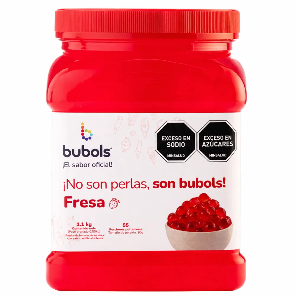 PERLAS BUBOLS FRESA *1.1 G