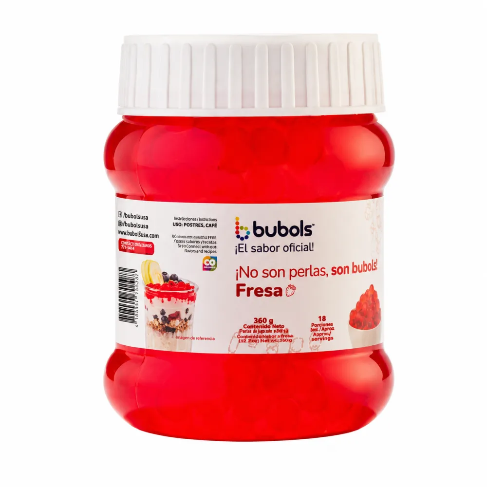 PERLAS BUBOLS FRESA *300 G