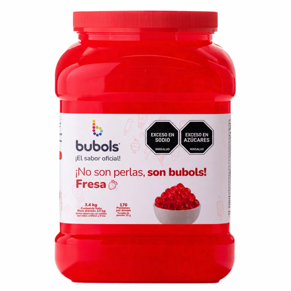 PERLAS BUBOLS FRESA *3400 G