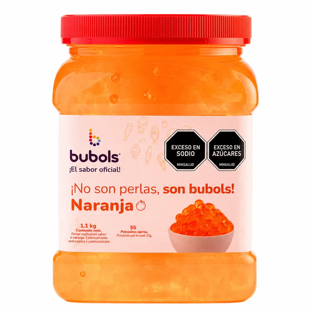 PERLAS BUBOLS NARANJA *1.1 G