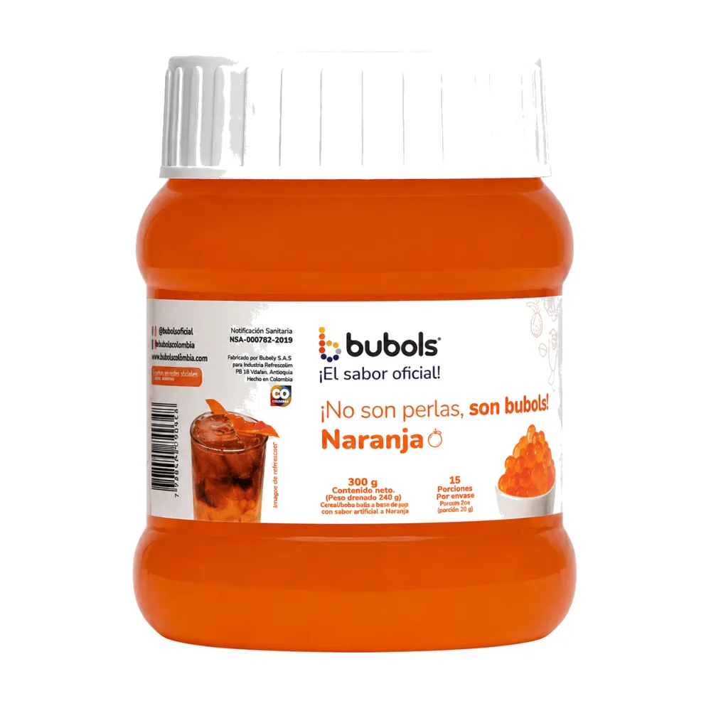 PERLAS BUBOLS NARANJA *300 G