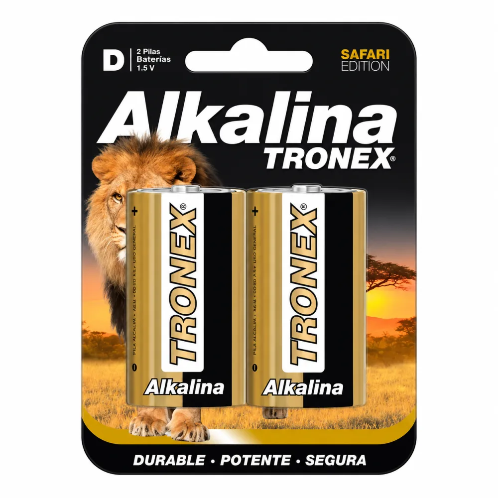 PILA ALCALINA TRONEX D BLISTER X2