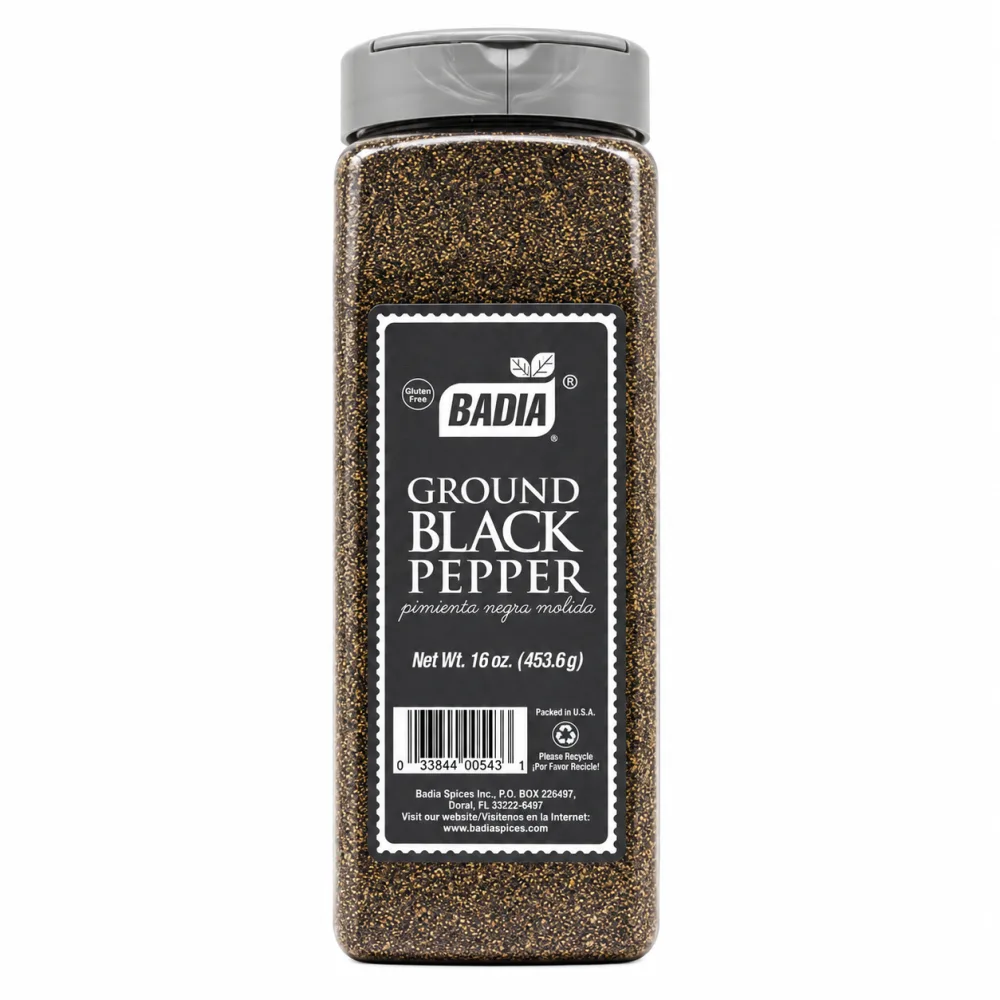PIMIENTA NEG MOLID BADIA X453.6 *16OZ