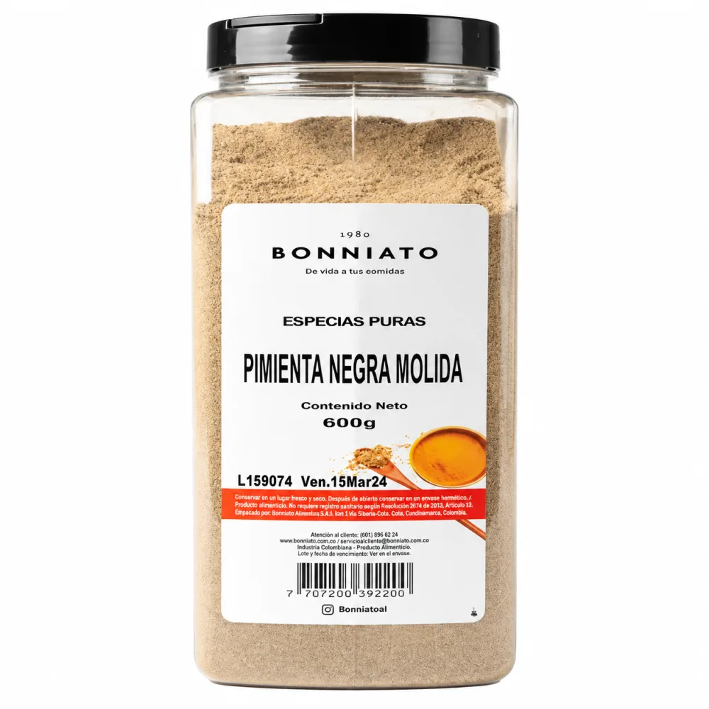 PIMIENTA NEGRA BONNIATO X 600