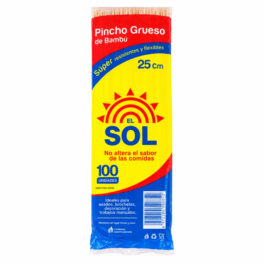 PINCHUZO GRUESO EL SOL 25 CM