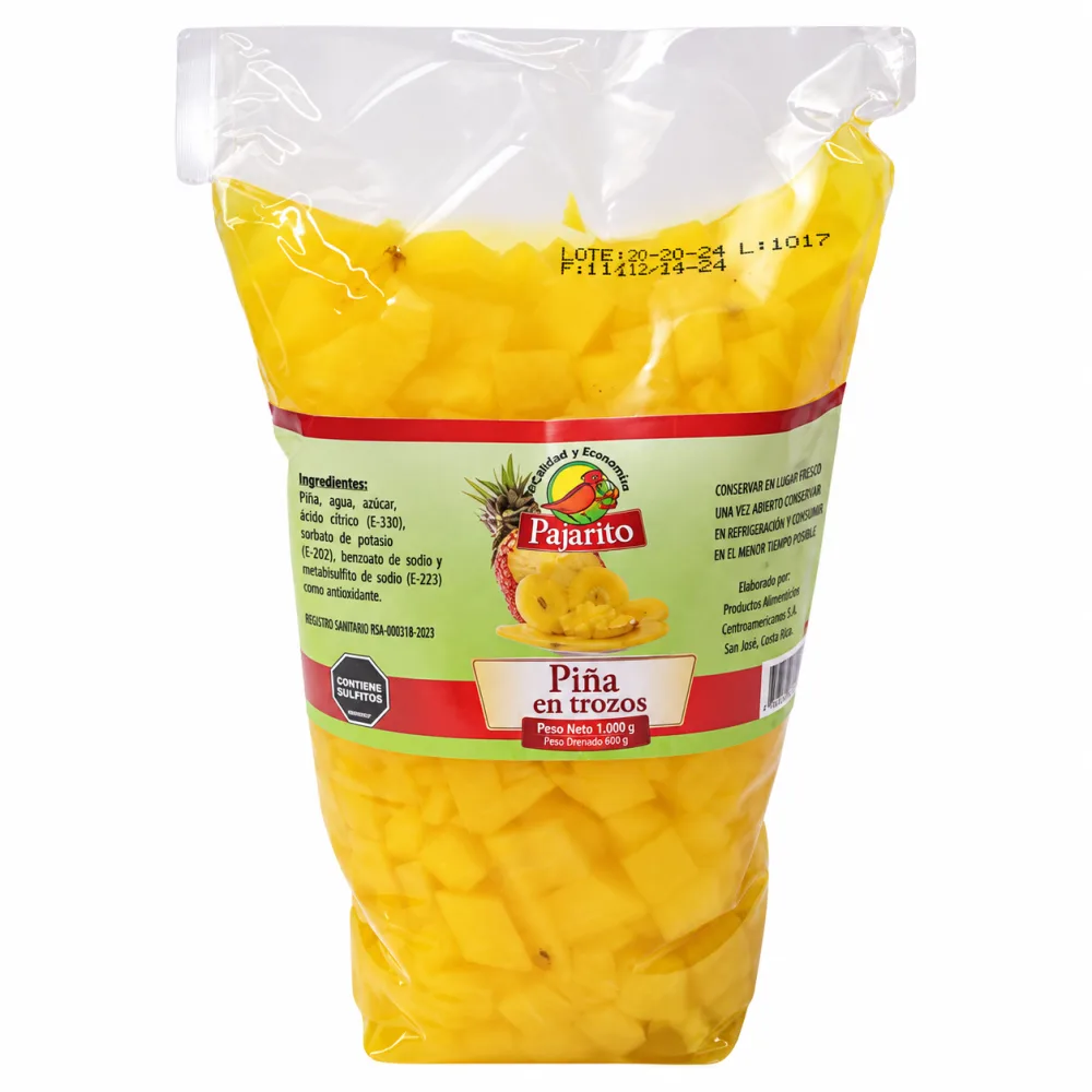 PIÑA TROZOZ PAJARITO * 1000G