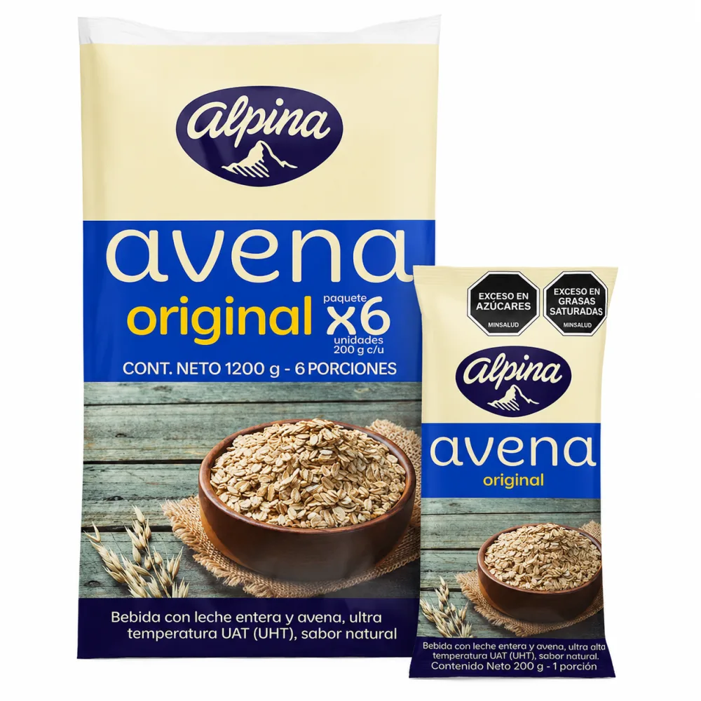 AVENA ORIGINAL ALPINA BOLSA X 6