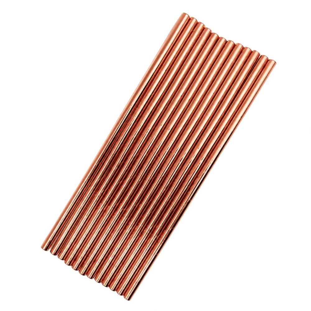 PITILLO METALIZADO ORO ROSA X 25