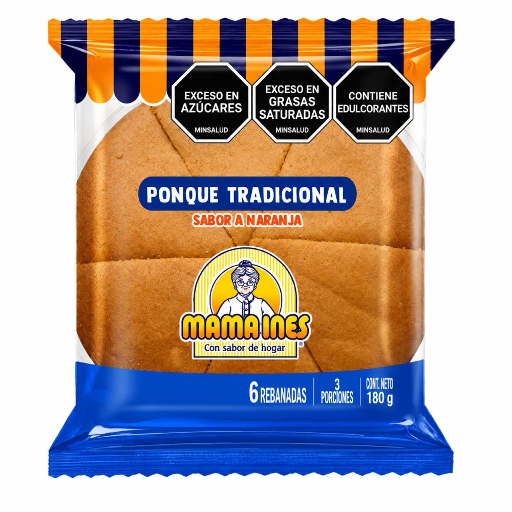 PONQUE TRAD NARANJA MAMA INES X108GR