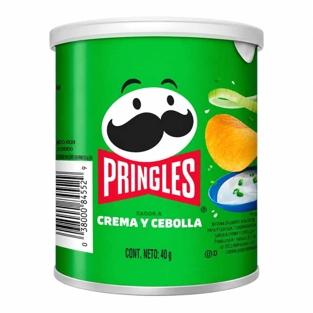 PRINGLES CREMA Y CEBOLLA X 40 G