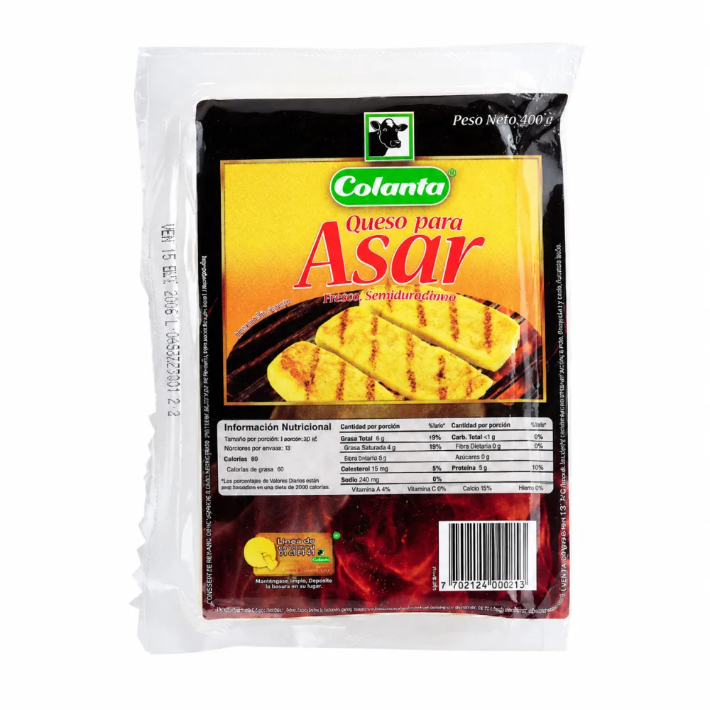 QUESO PARA ASAR COLANTA*500G
