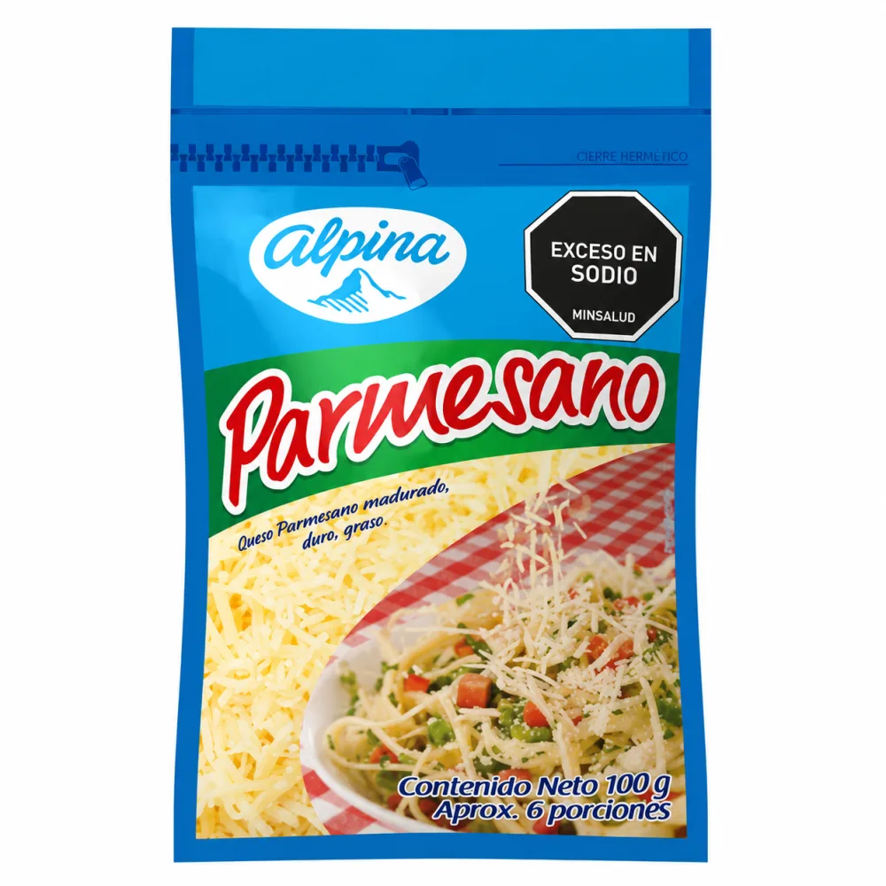QUESO PARMESANO ALPINA X 100G