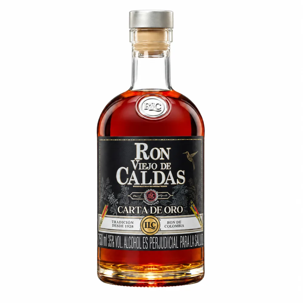 RON CALDAS 8 AÑOS 1/2 CARTA DE ORO