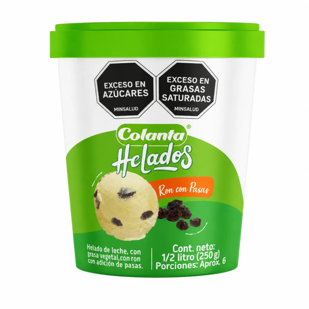 RONPASAS O.5LT-1/2LTL HELADO COLANTA