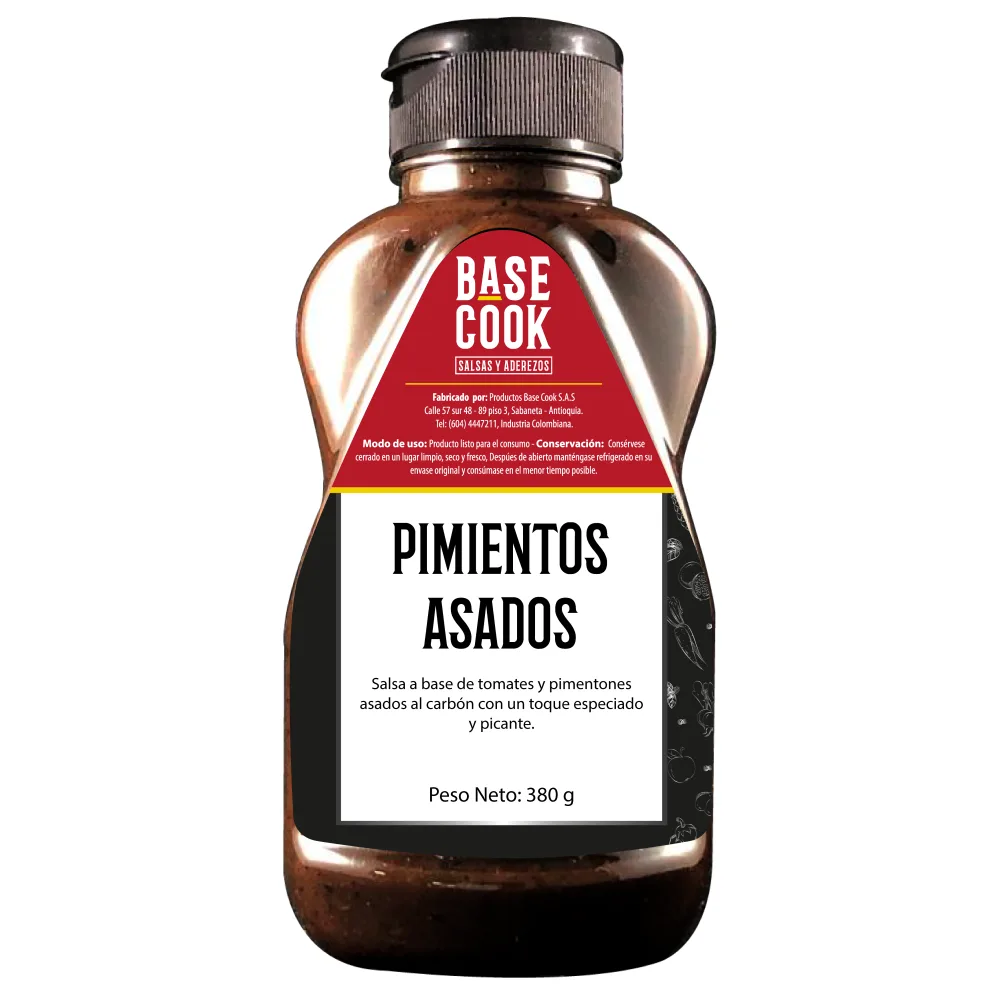 S PIMIENTOS ASADOS BASE COOK X 380G