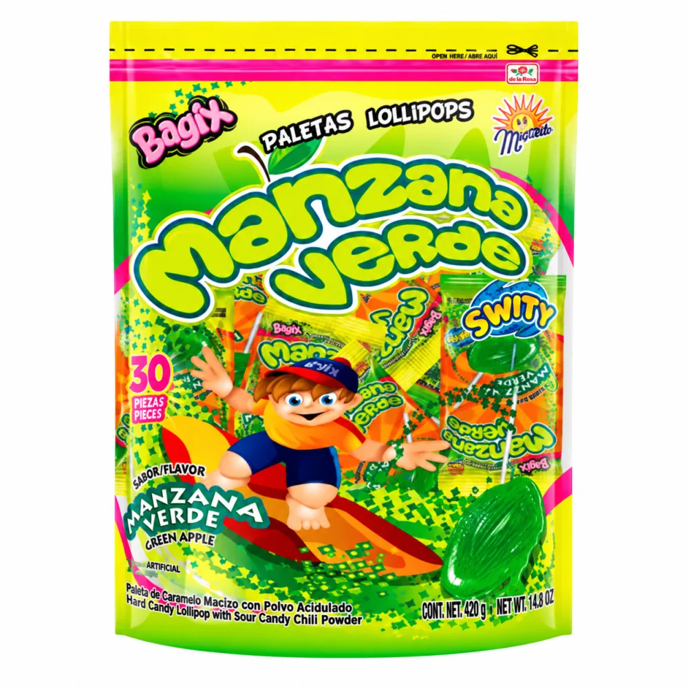 BAGIX MANZANA VERDE X 30 UND