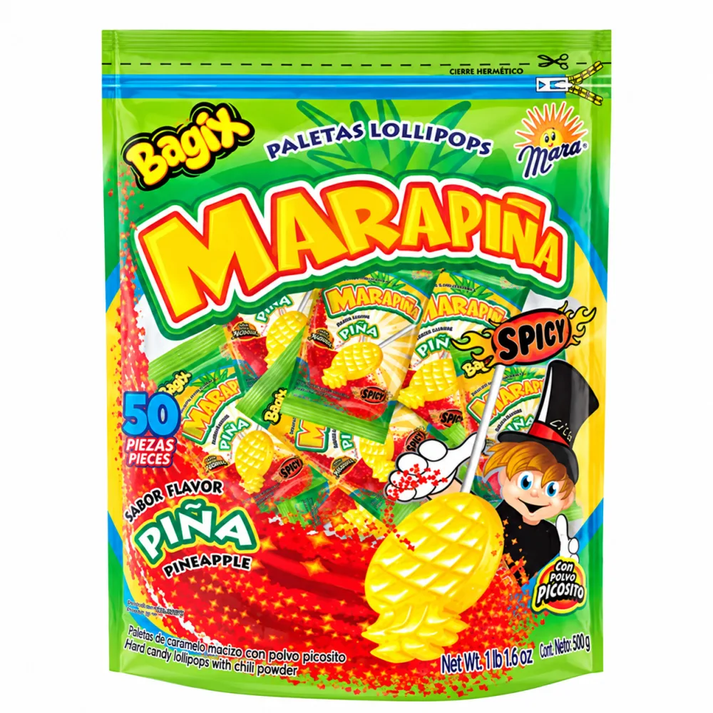 BAGIX MARA PIÑA CUBIERTA CHILE X 30 UND