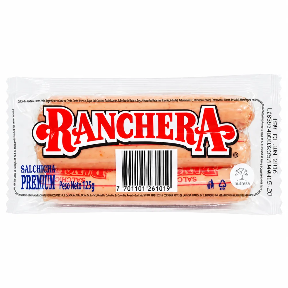 SALCHICHA RANCHERA PENTAPACK X 920 G