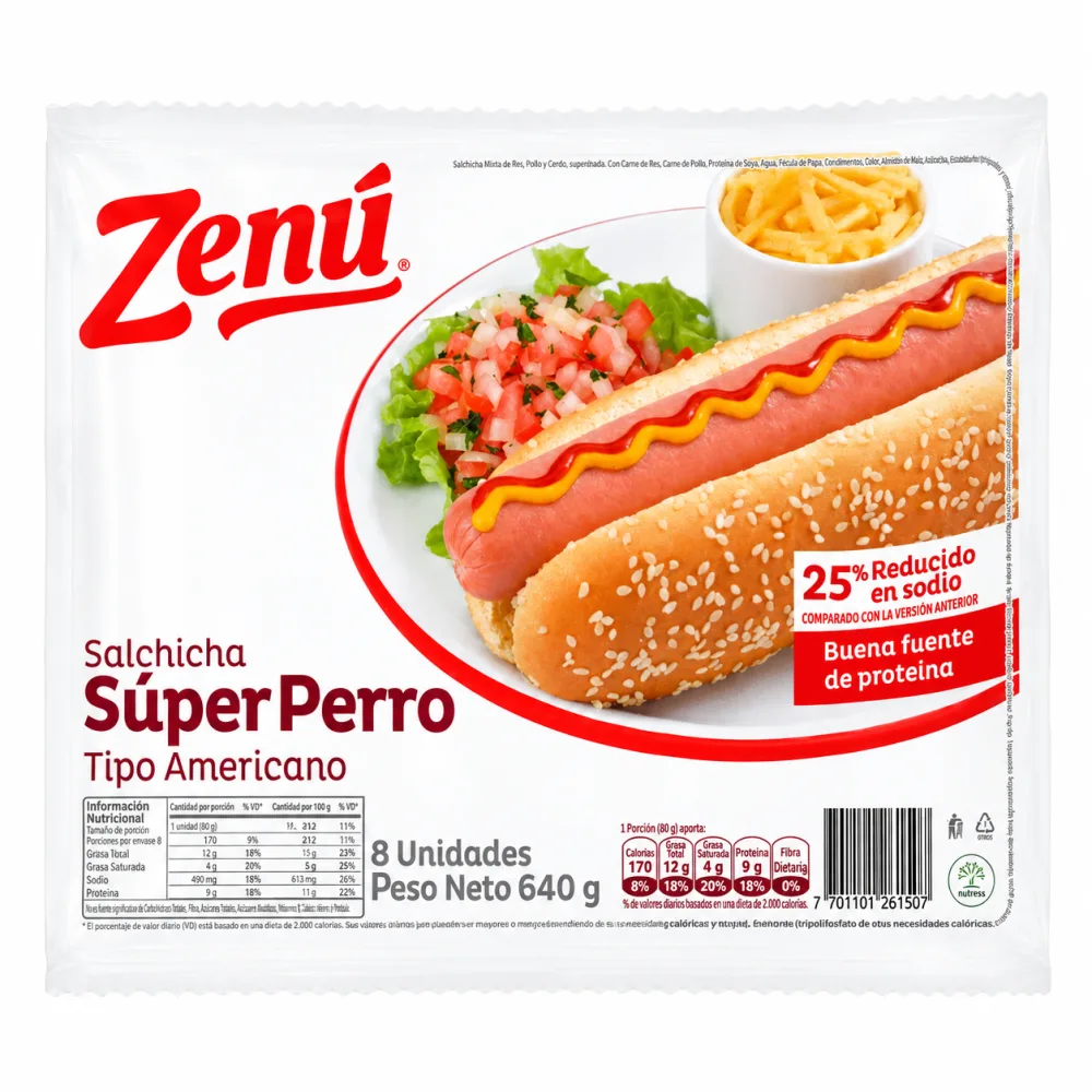 SALCHICHA TIPO AMERICANA