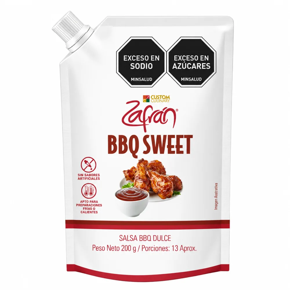 SALSA BBQ SWEET ZAFRAN X 200G