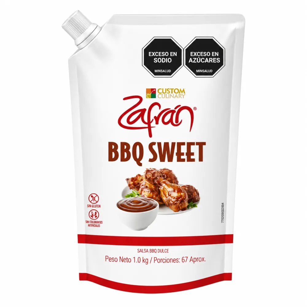 SALSA BBQ SWEET ZAFRAN X1KG