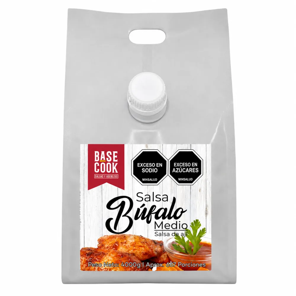 SALSA BUFALO MEDIO BASE COOK X 4000G