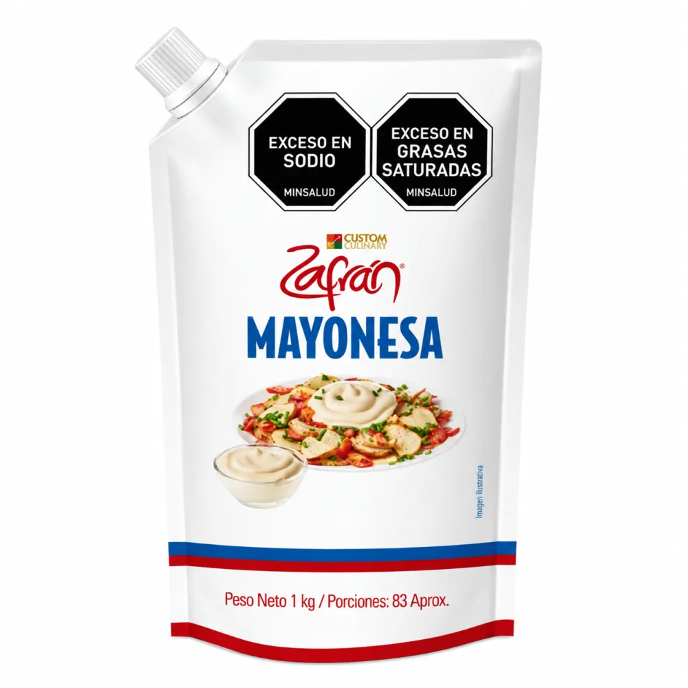 SALSA MAYONESA RESTAURANTE ZAFRAN X 1K