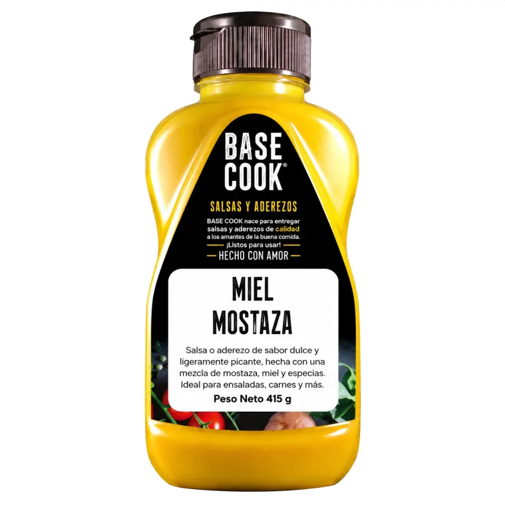 SALSA MIEL MOSTAZA BASE COOK X 415 G