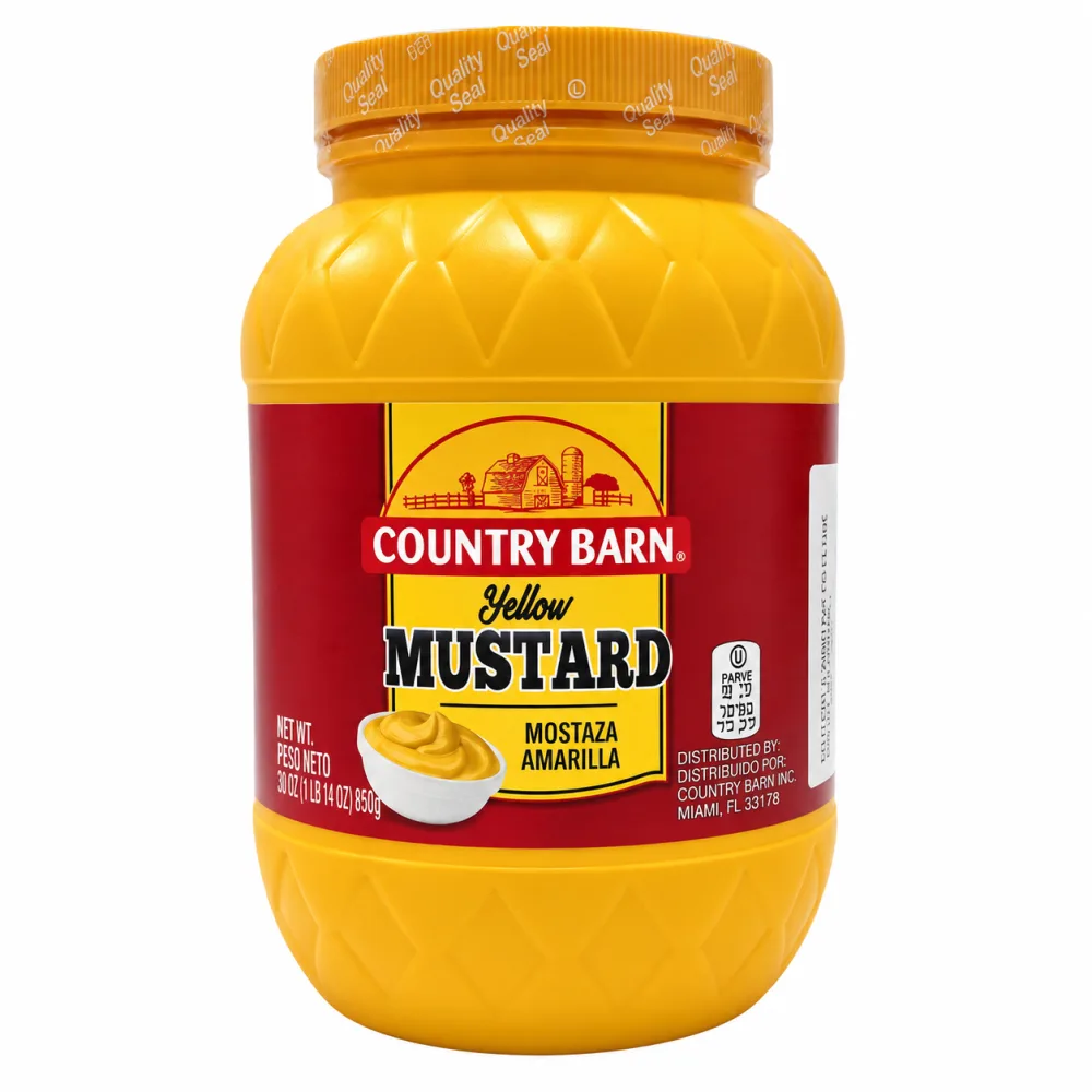 SALSA MOSTAZA AMARILLA COUNTRYBARN X32OZ