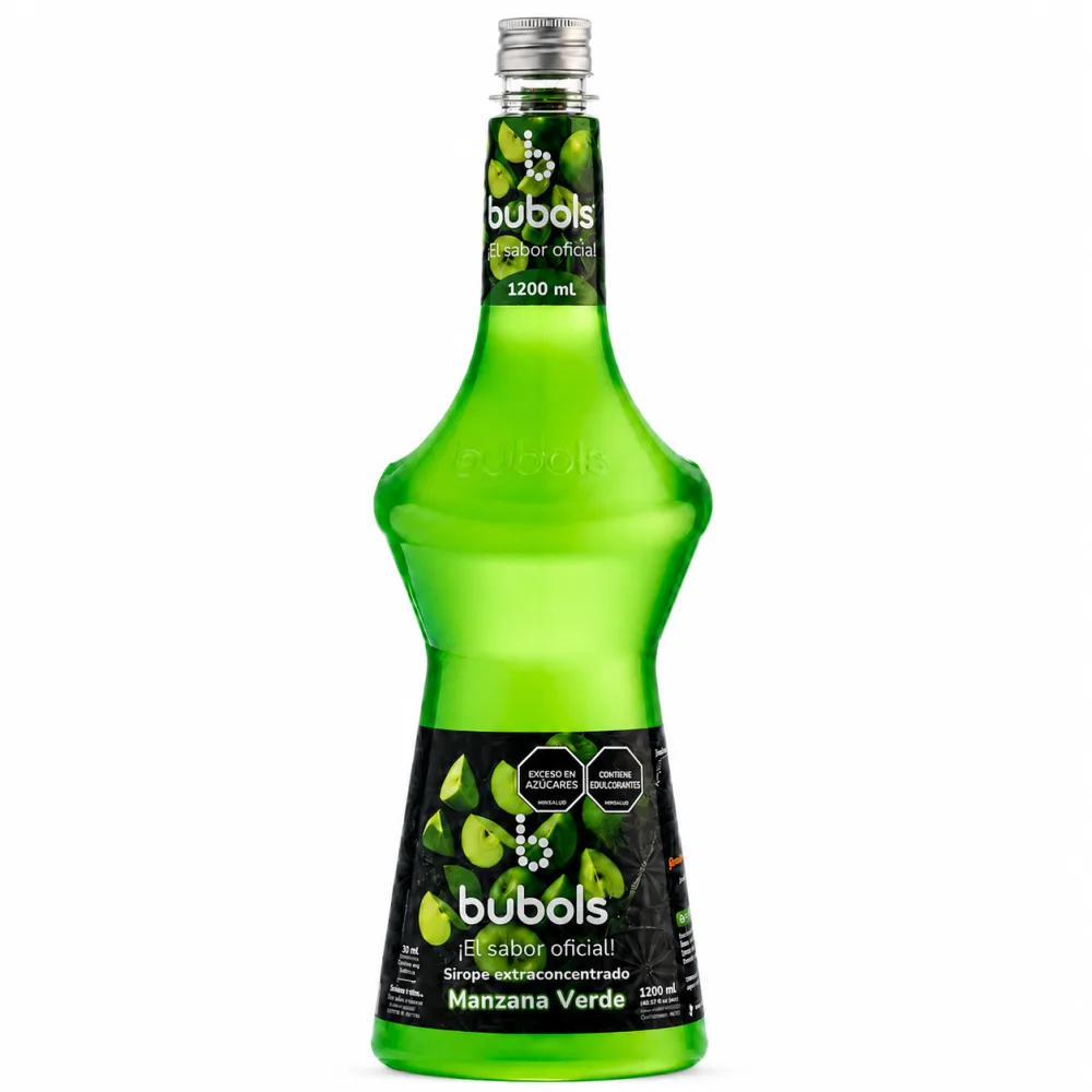 SIROPE BUBOLS MANZANA VERDE X 1200 ML