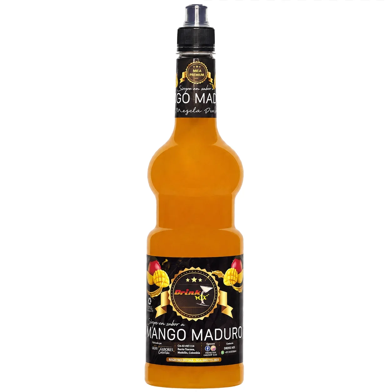SIROPE DRINK MIX MANG/MADURO X LT