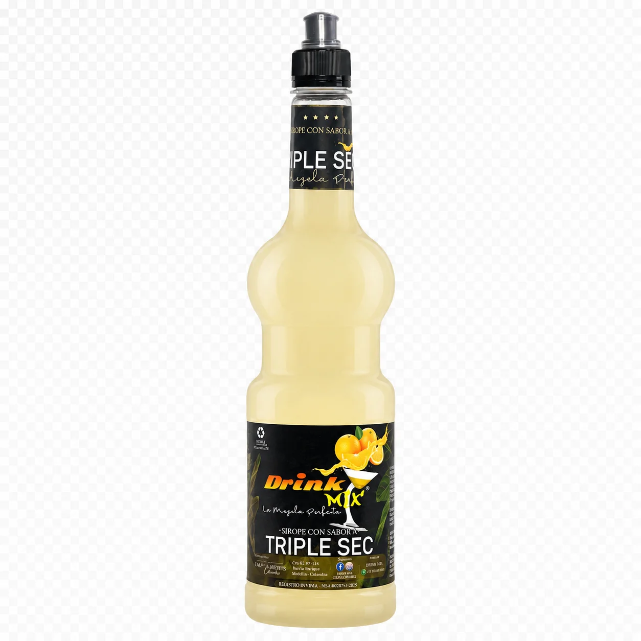 SIROPE DRINK MIX TRIPLE SEC X 1 LT