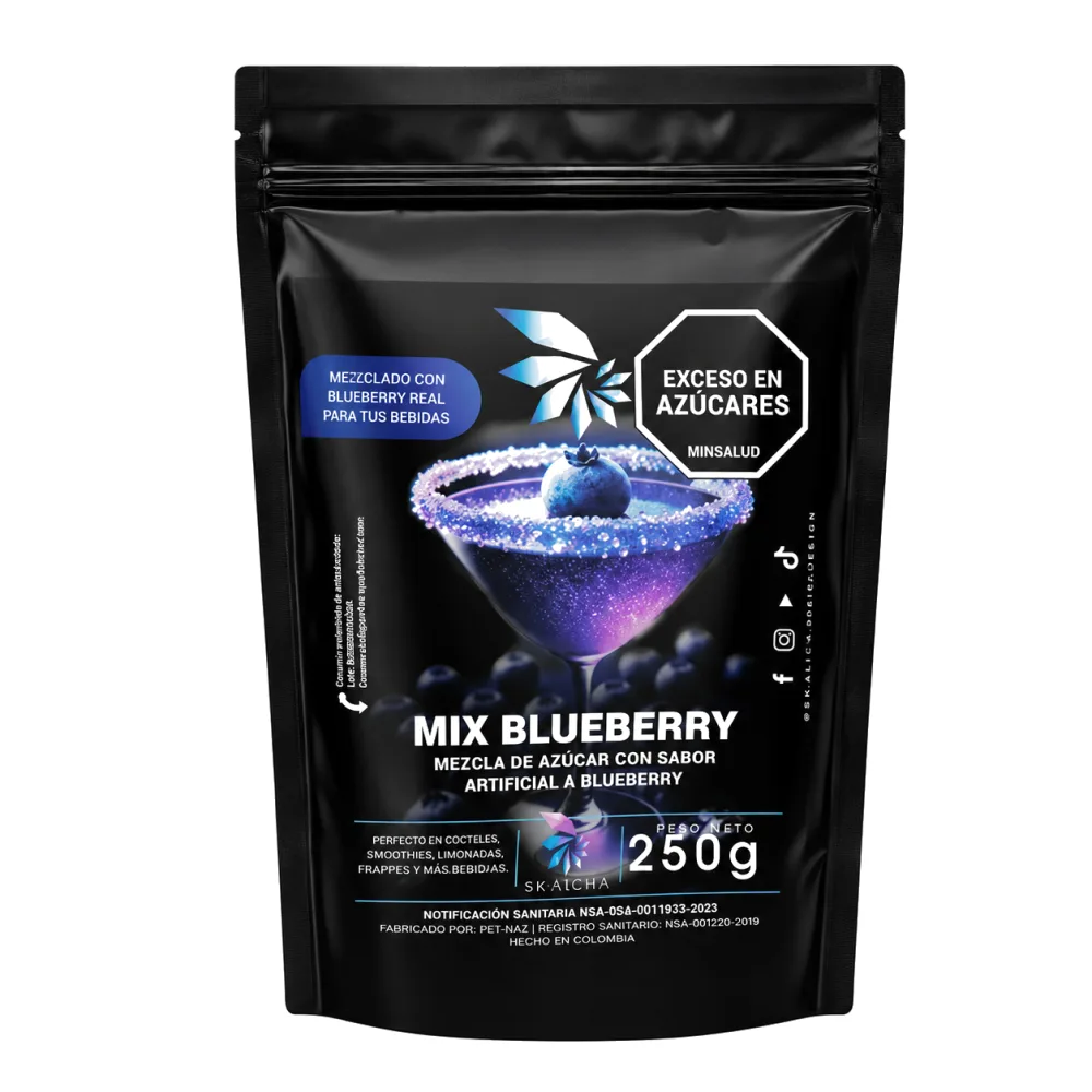 SKARCHA MIX BLUEBERRY AZUCAR X 250 G