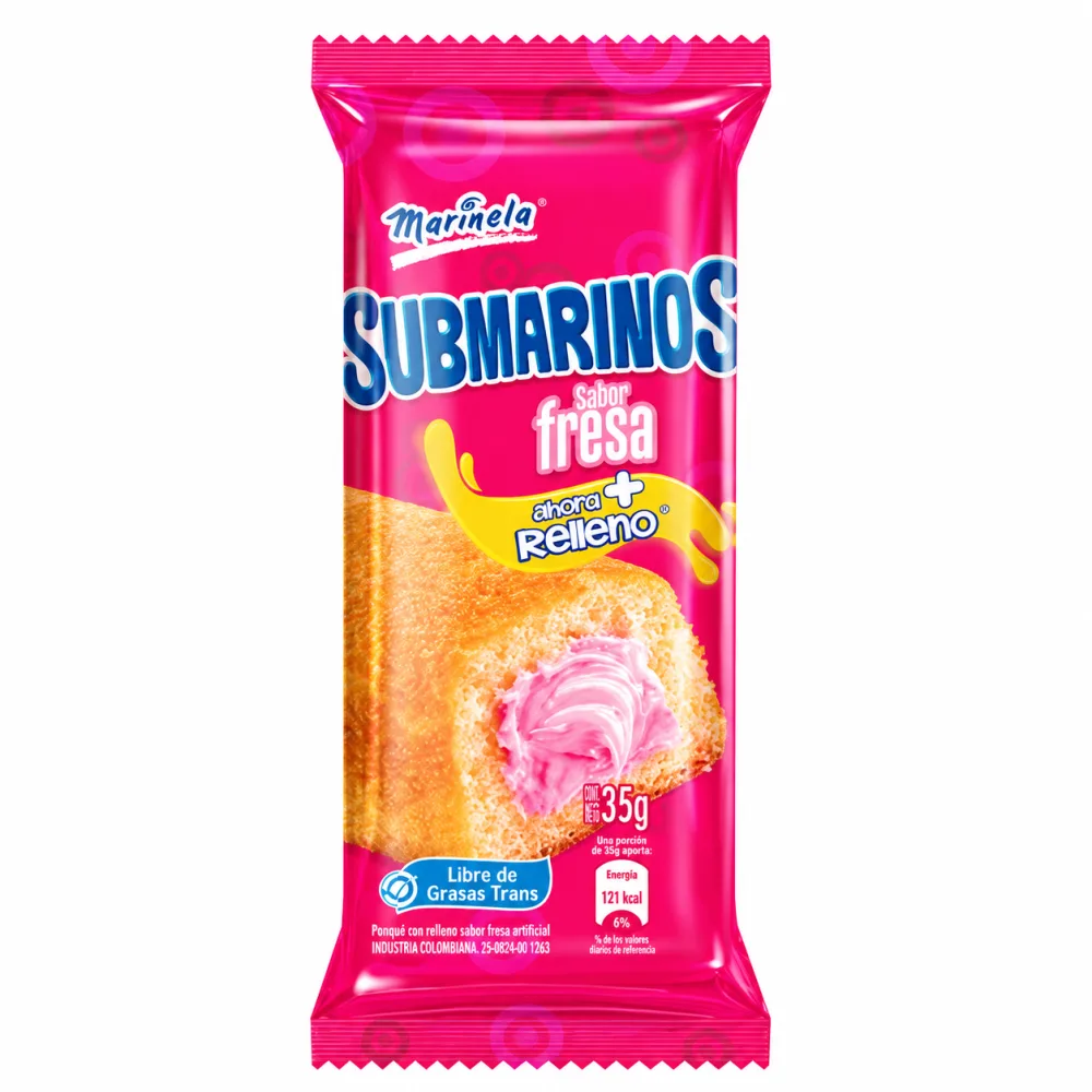 SUB MARINO FRESA BIMBO X 35 G