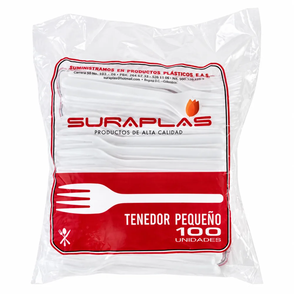TENEDOR PEQUEÑO SURAPLAS X 100