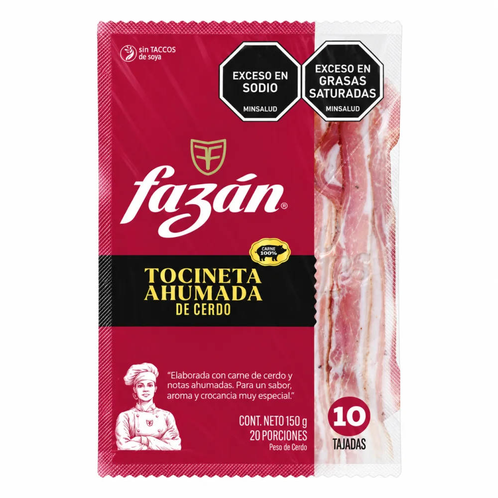 TOCINETA AHUMADA CERDO FAZAN X 150 G