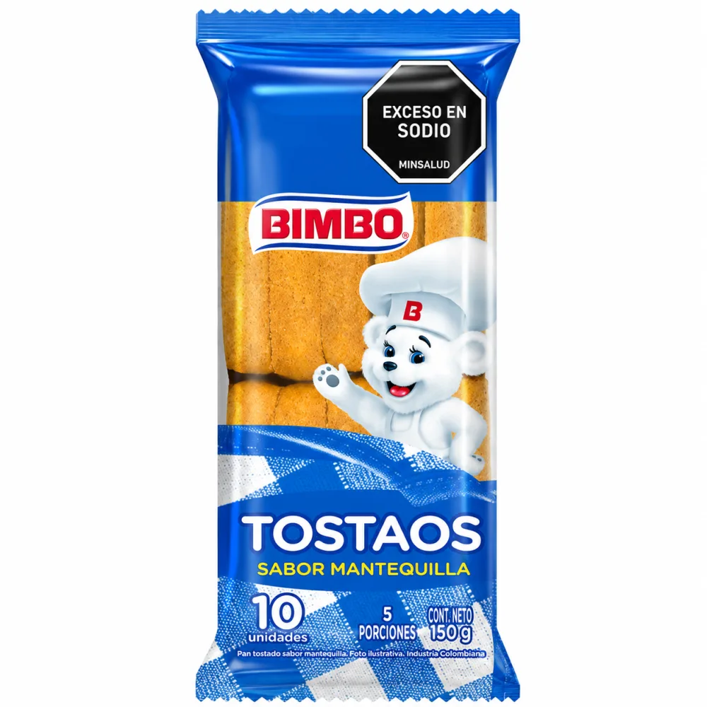 TOSTADA MANTEQUILLA BIMBO X 150 G